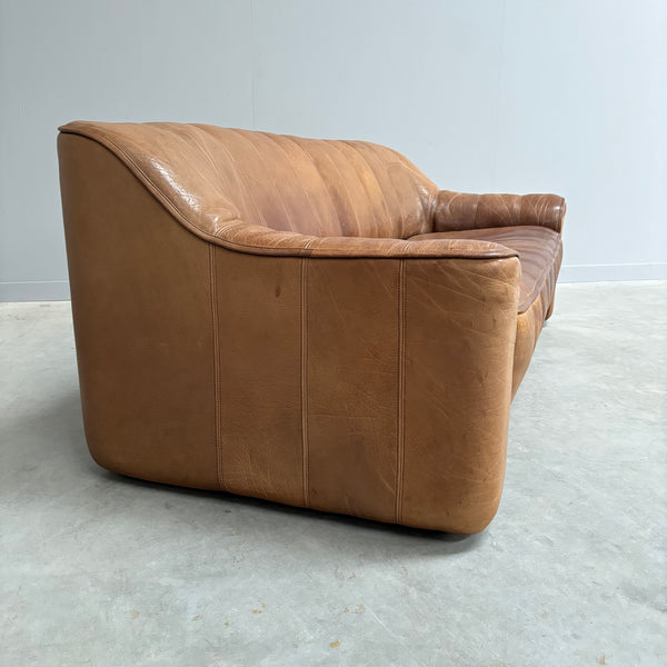 Vintage De Sede DS44 3 seat sofa, 1970s
