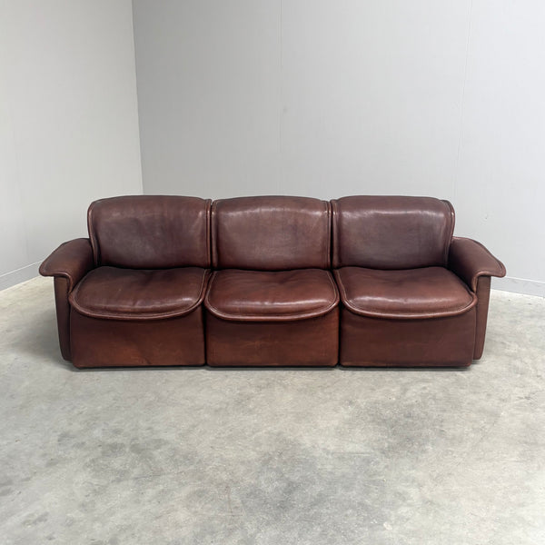 De Sede DS12 3 seat sofa, Switzerland 1970s