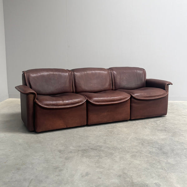 De Sede DS12 3 seat sofa, Switzerland 1970s