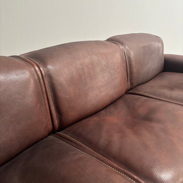 De Sede DS12 3 seat sofa, Switzerland 1970s