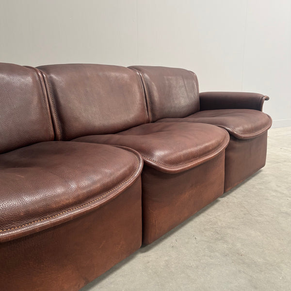 De Sede DS12 3 seat sofa, Switzerland 1970s