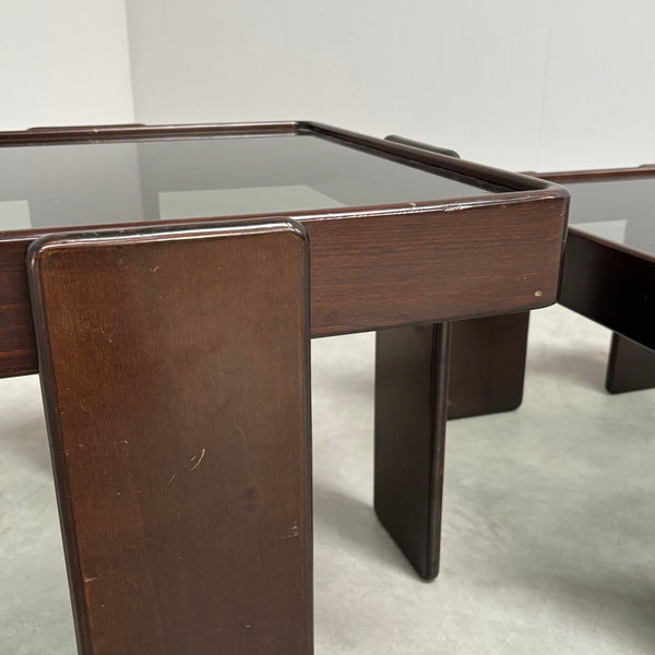 Vintage Cassina nesting tables by Gianfranco Frattini, Italy 1960s
