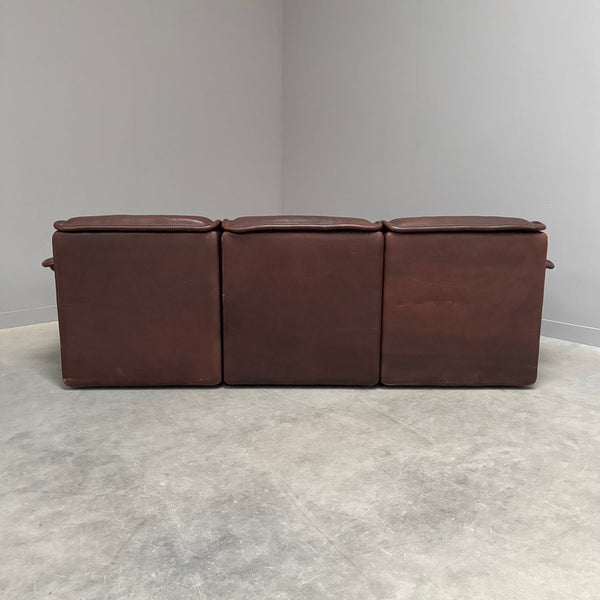 De Sede DS12 3 seat sofa, Switzerland 1970s