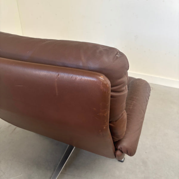 Lounge chair with hocker by Carl Straub, 1960s