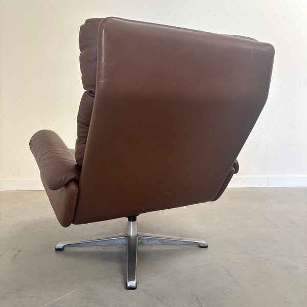 Lounge chair with hocker by Carl Straub, 1960s