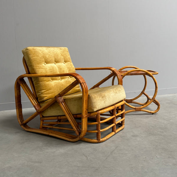 Bamboo and rattan chair by Paul Frankl, USA 1960s