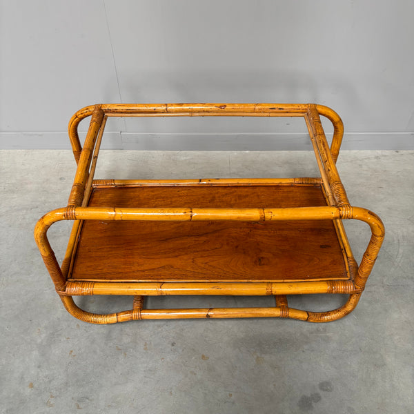 Bamboo and rattan chair by Paul Frankl, USA 1960s