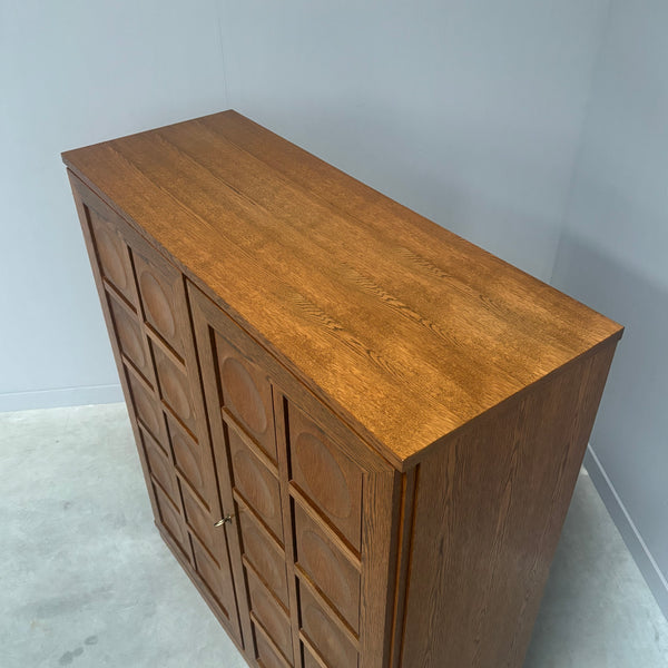 Vintage brutalist style highboard / cabinet by Bartels, 1970s