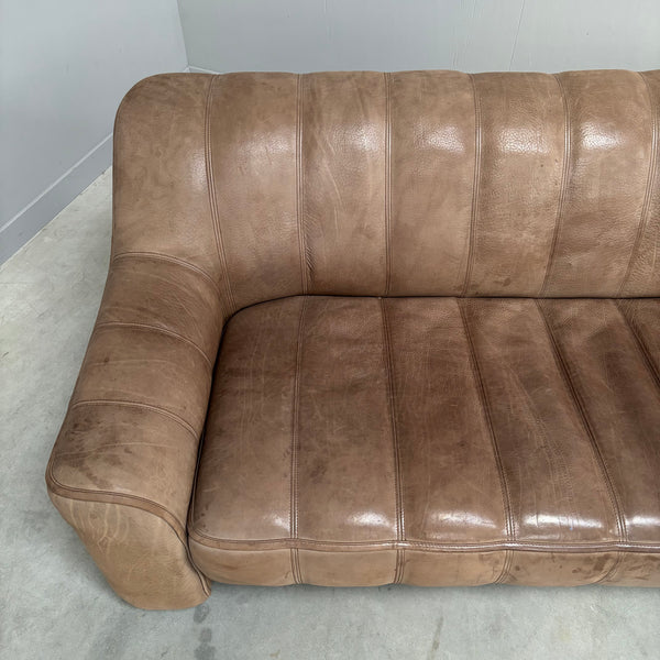 Vintage De Sede DS44 3 seat sofa, 1970s