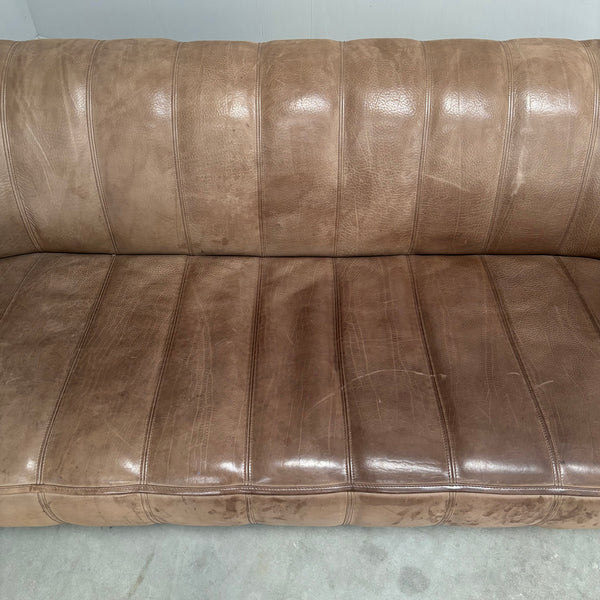 Vintage De Sede DS44 3 seat sofa, 1970s