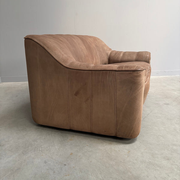Vintage De Sede DS44 2 seat sofa, 1970s