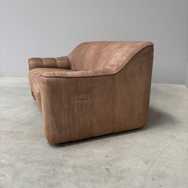 Vintage De Sede DS44 2 seat sofa, 1970s