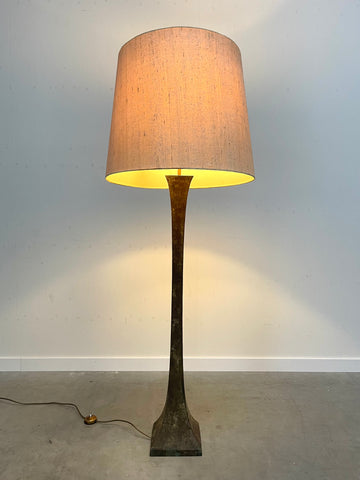 Bronze Hansen Lighting floor lamp, 1960s