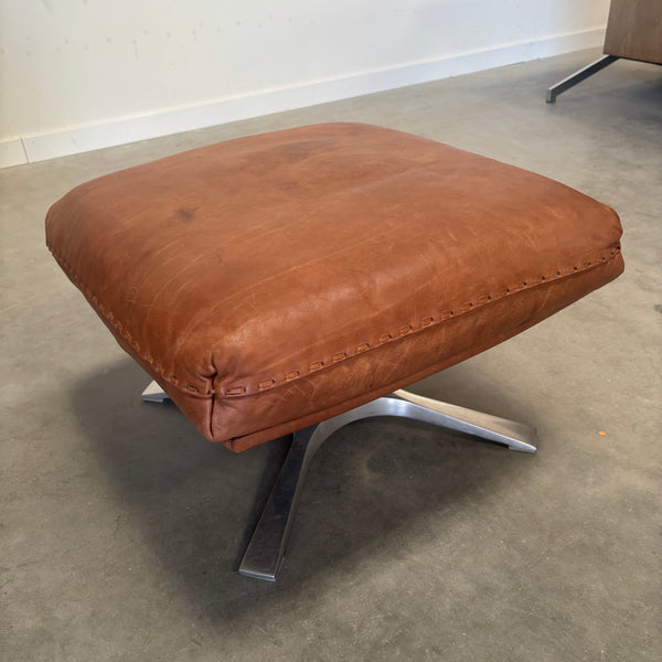 Vintage De Sede DS31 lounge chair with hocker, 1970s