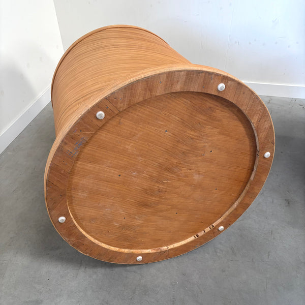 Large pencil reed pedestal, 1970s