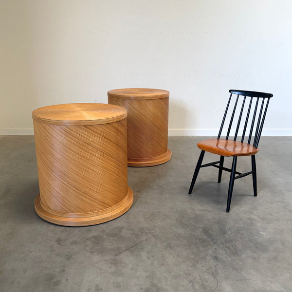 Large pencil reed pedestal, 1970s