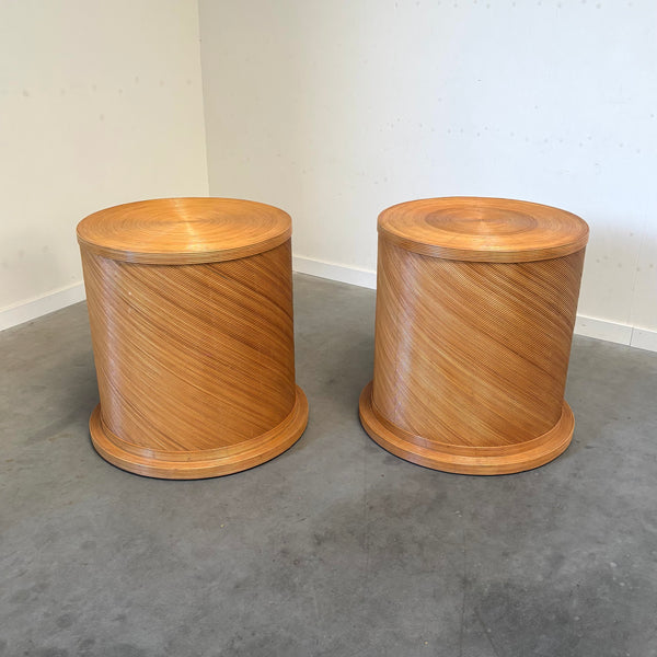 Large pencil reed pedestal, 1970s