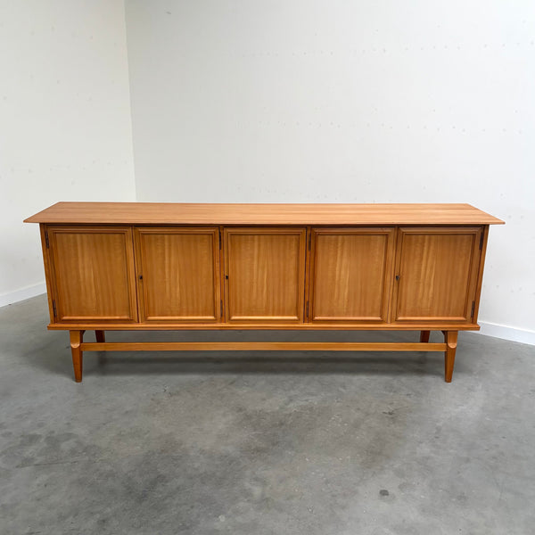 Large cherry wood sideboard, 1950s design