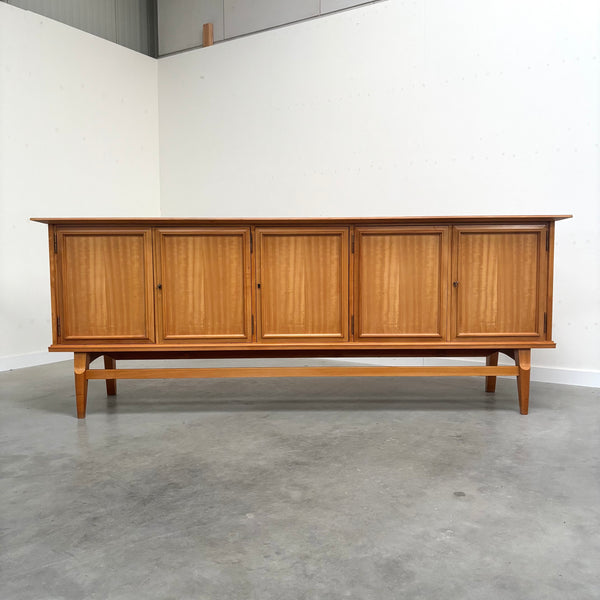Large cherry wood sideboard, 1950s design