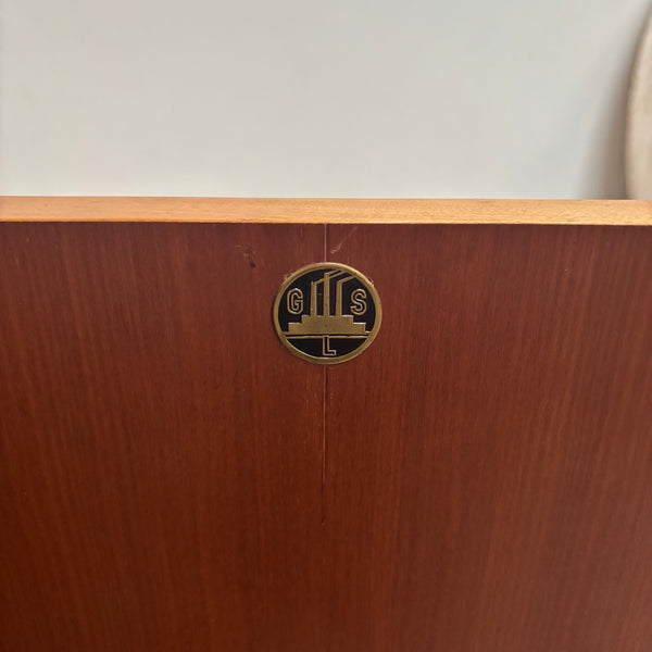 Large cherry wood sideboard, 1950s design