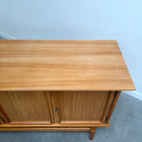 Large cherry wood sideboard, 1950s design