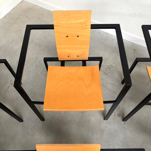 6x Trix dining chair by KFF Design, 1980s