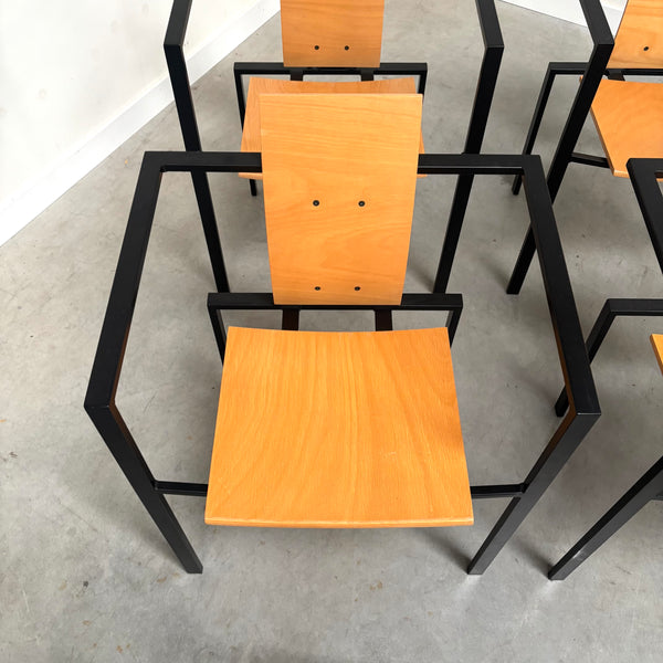 6x Trix dining chair by KFF Design, 1980s