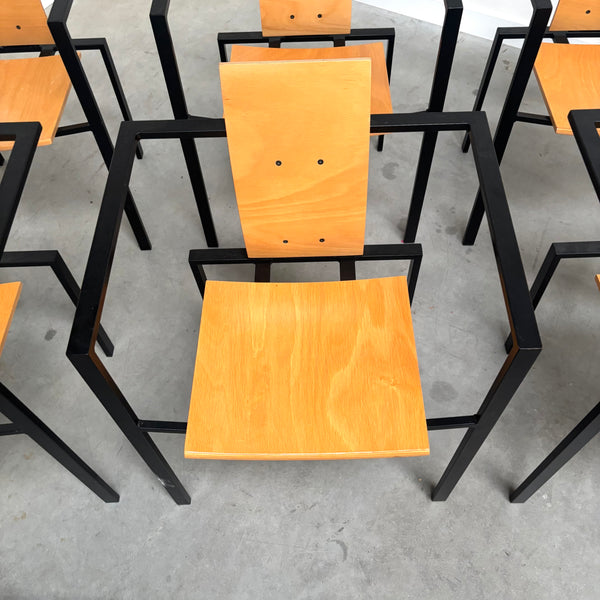 6x Trix dining chair by KFF Design, 1980s