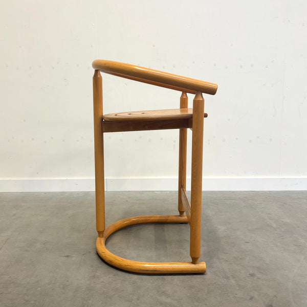 Set of four Allmilmö bar stools, 1980s