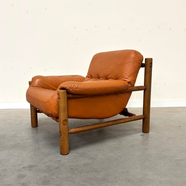 Vintage Brutalist, Brazilian style lounge chairs, 1960s