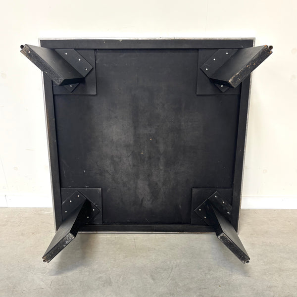 Heinz Lilienthal etched stainless steel coffee table, 1970s