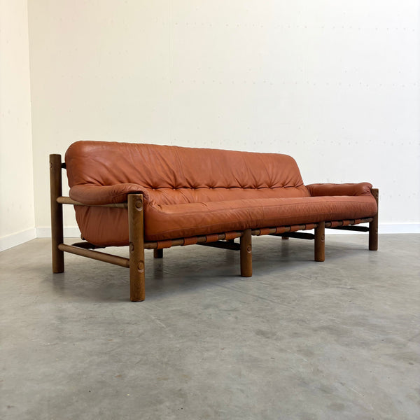 Vintage Brutalist, Brazilian style lounge sofa, 1960s