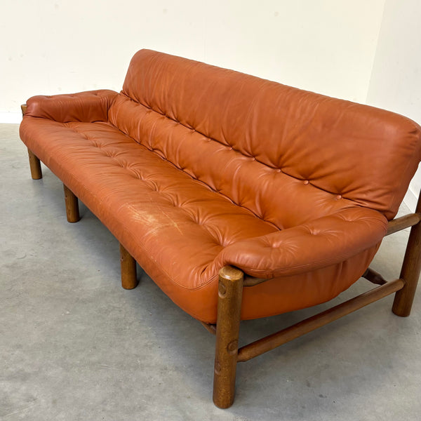 Vintage Brutalist, Brazilian style lounge sofa, 1960s