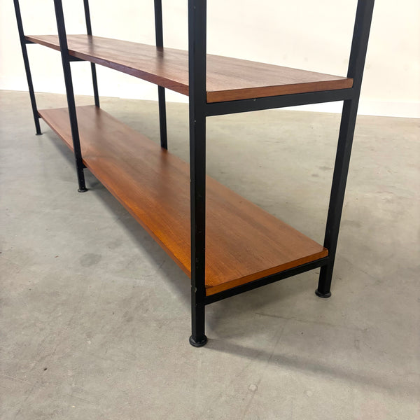 Teak bookcase / roomdivider, 1960s