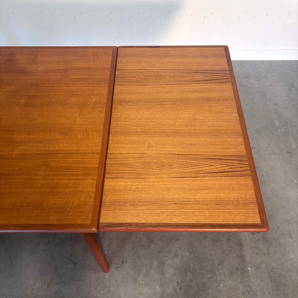 Danish teak dining table, 1960s