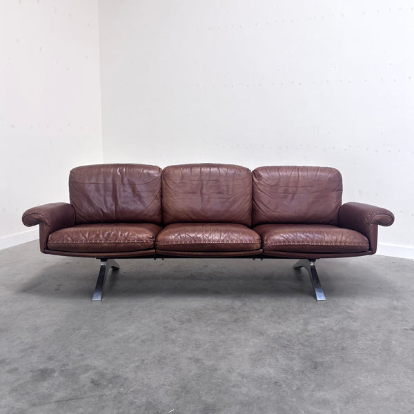 Cognac leather De Sede DS31 sofa, 1970s