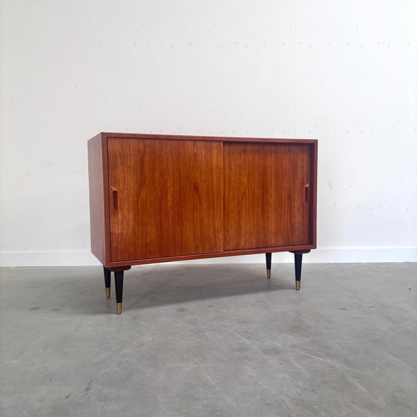 Small teak Danish sideboard by Sven Ellekaer, 1960s
