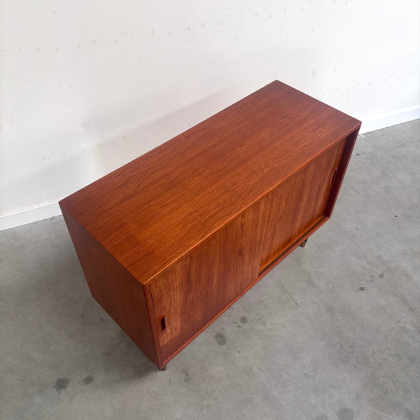 Small teak Danish sideboard by Sven Ellekaer, 1960s