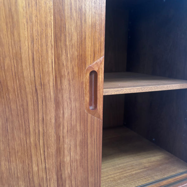 Small teak Danish sideboard by Sven Ellekaer, 1960s