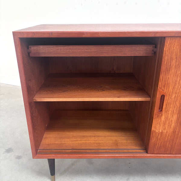 Small teak Danish sideboard by Sven Ellekaer, 1960s