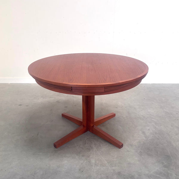 Flip Flap teak dining table by Dyrlund, 1960s