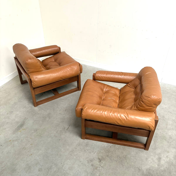 Set vintage lounge chairs, 1970s