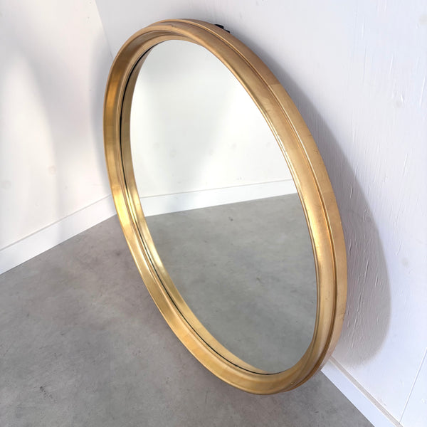 Large round vintage mirror, 1960s