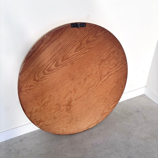 Large round vintage mirror, 1960s