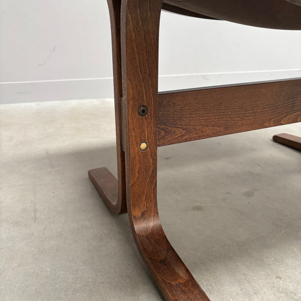 Siësta lounge chair with hocker by Ingmar Relling, 1960s