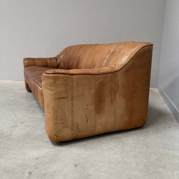 Vintage De Sede DS44 3 seat sofa, 1970s
