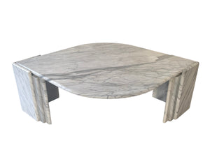 Vintage marble coffee table, 1970s