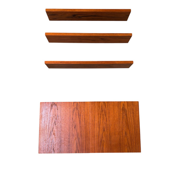 Vintage teak wall unit, 1960s