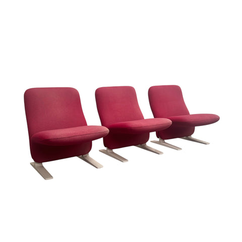 Concorde lounge chairs by Pierre Paulin, 1960s