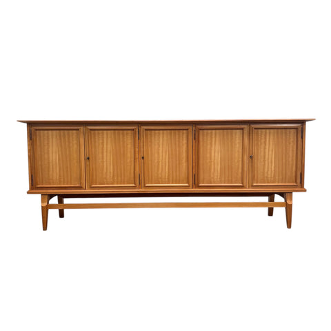 Large cherry wood sideboard, 1950s design
